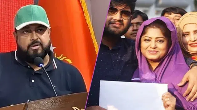 ধানের শীষে ভোটের ঘোষণা ওমর সানীর, ভক্তের মন্তব্য, ‘আপনার বউ নৌকার মনোনয়ন চেয়েছিল’ 1 b9ddccb4d0cf0e584a1f54912b1ac52d 698afe3f35f8b