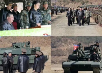 মিসাইল সুরক্ষিত উত্তর কোরিয়ার নতুন ট্যাঙ্কের মহড়া পরিদর্শনে কিম ও কন্যা 2 c93bca182b4aefb9f7780b660493c7ce 69bceebf378b7
