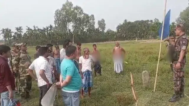 বিজিবির বাধার মুখে খুঁটি সরিয়ে পিছু হটলো বিএসএফ 1 15480b744901b4614031a07432f61a47 6a10640440bcd