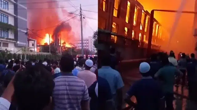 আদমজী ইপিজেডের কারখানায় ভয়াবহ আগুন, নিয়ন্ত্রণে ৯ ইউনিট 1 dd11c323c4dded494ce79a96ae653951 6a56f26171498