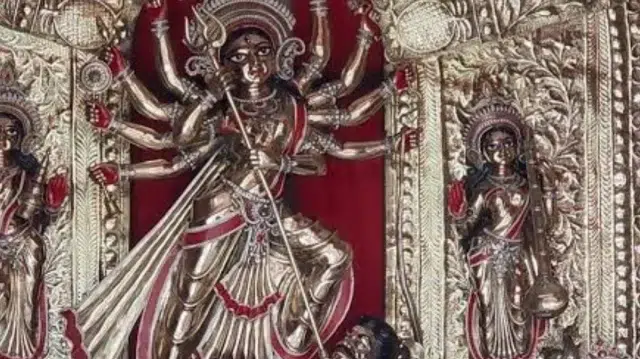 ধামরাইয়ে ৫২০ কেজির অষ্টধাতুর দুর্গা প্রতিমা: বিসর্জন নেই, হয় দর্পণে বিদায় 1 348ee317de510f42877852301f3df0aa 6ad6ee4471560
